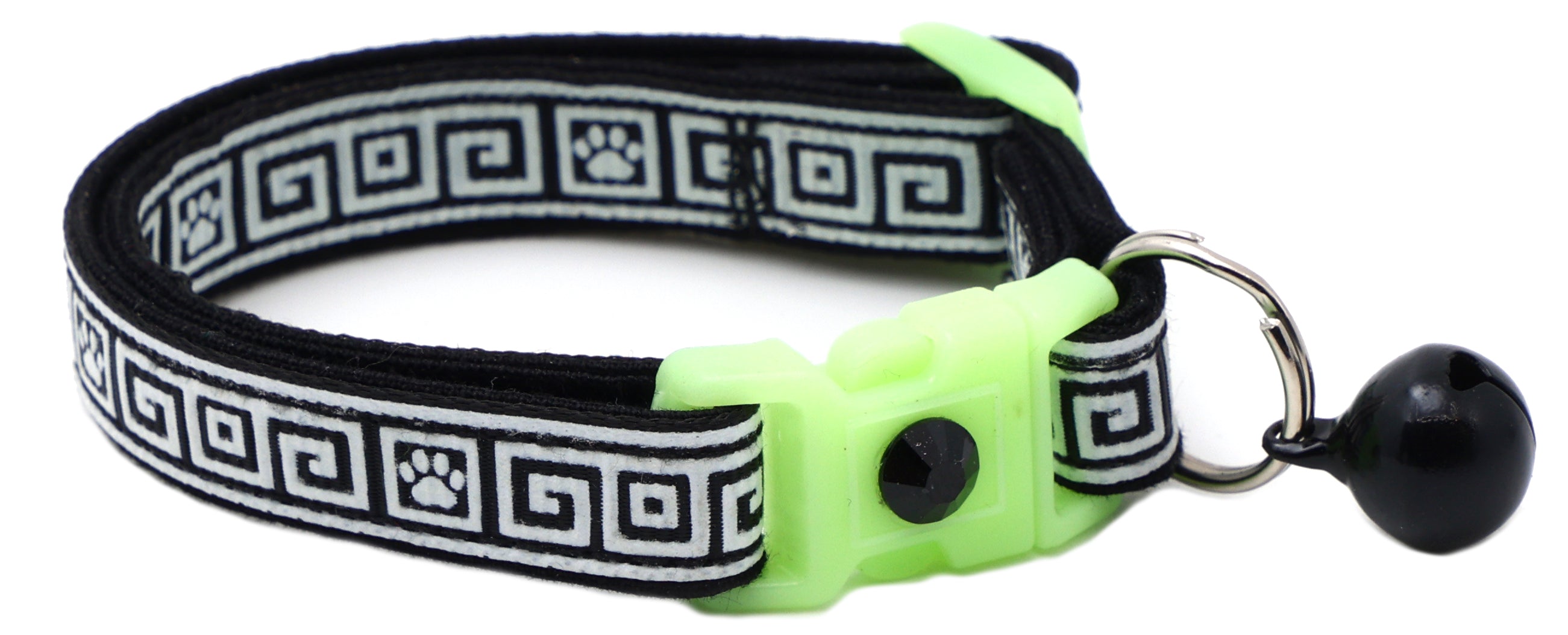 Greek Key Breakaway Cat Collar