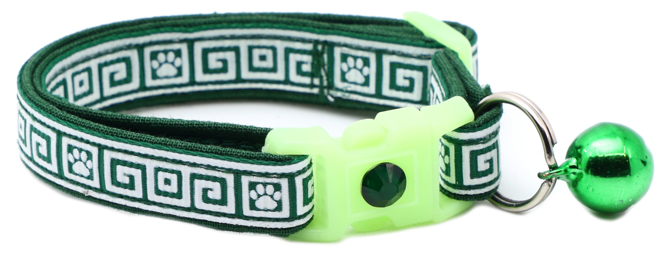 Greek Key Breakaway Cat Collar