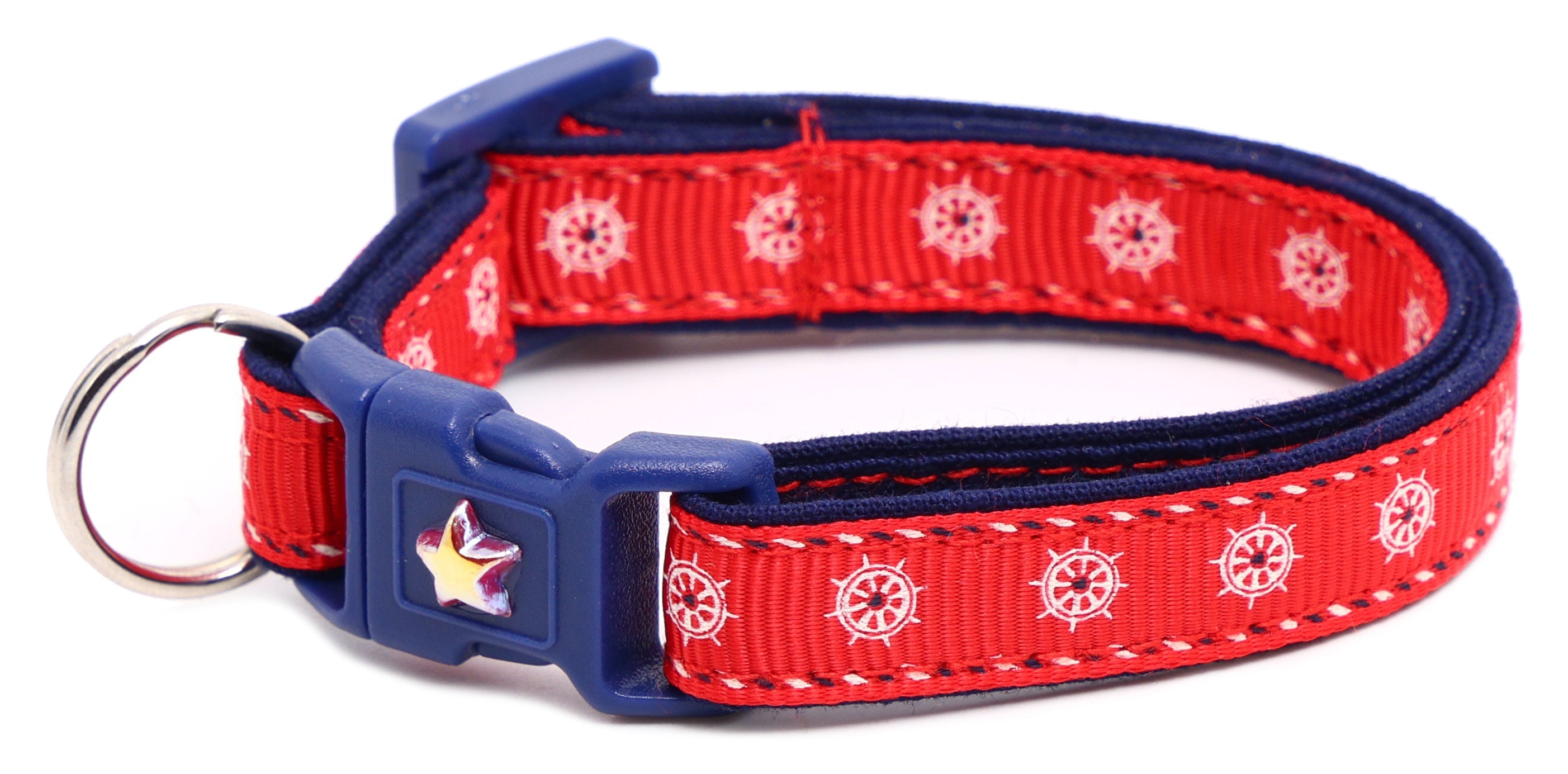 Ships Wheels Breakaway Cat Collar