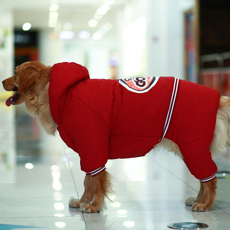 Medium And Large Dog Pet Cotton Coat