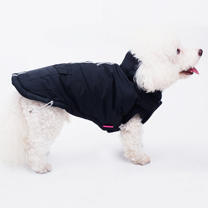 Dog winter warm reflective cotton coat