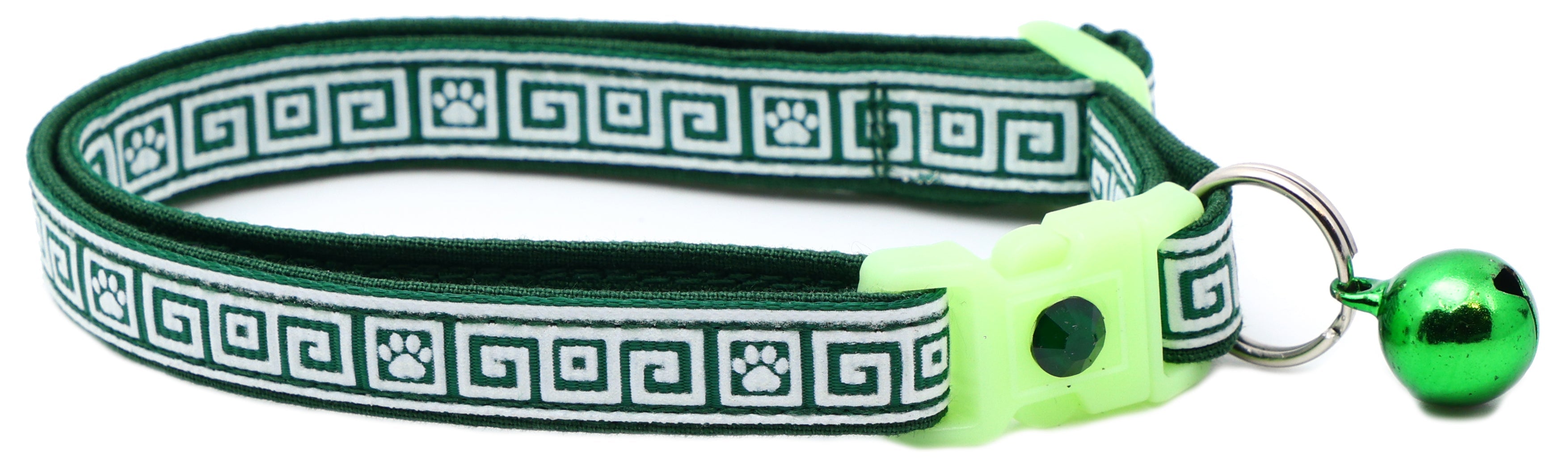 Greek Key Breakaway Cat Collar